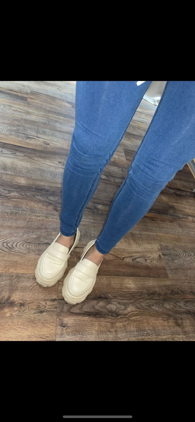 Customer photo review of MW Jeggings Blau