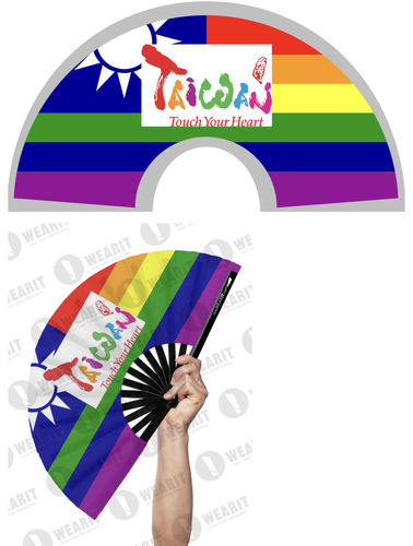Customer photo review of Custom - Double-Sided Hand Fan
