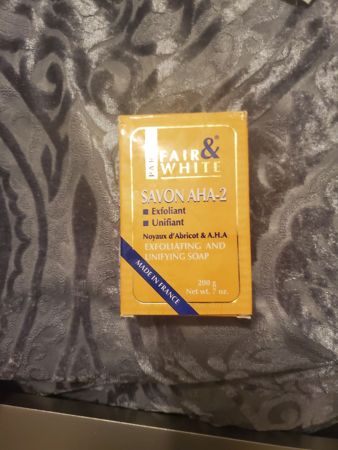 Customer photo review of Fair and White Original AHA Exfoliating Soap 200g / 7 oz
