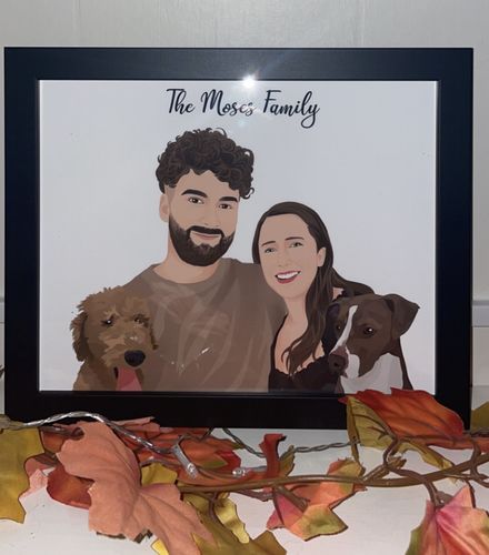 Customer photo review of Custom Fur-mily Portrait