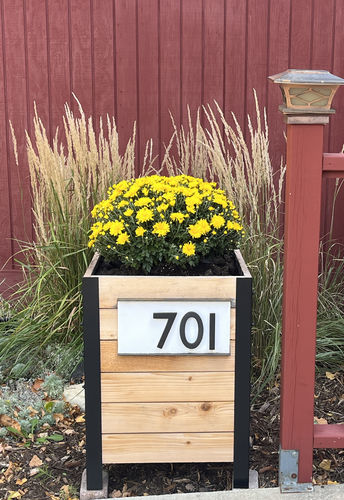 Customer photo review of 18″ x 18″ Planter Box 24" Tall