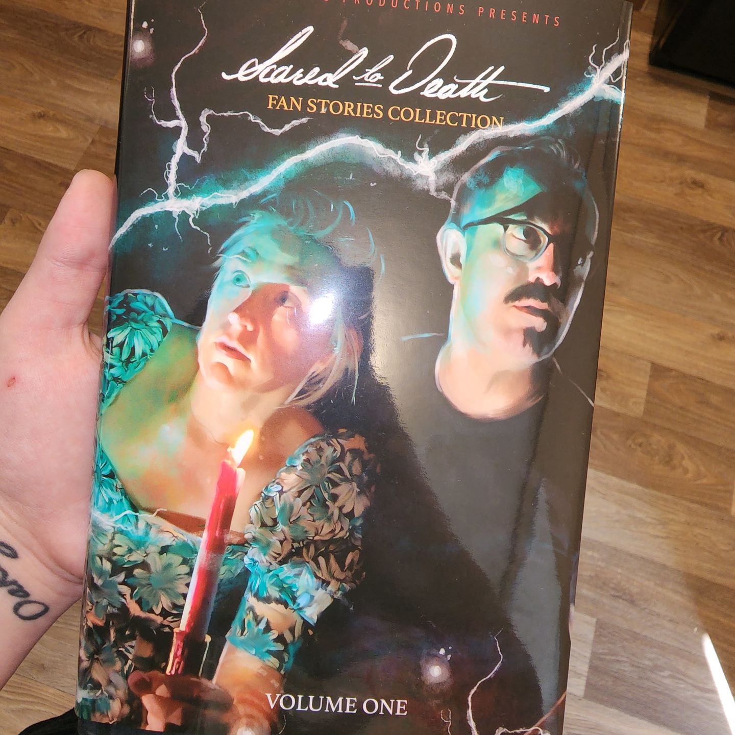 Customer photo review of Scared To Death Book Vol One UNSIGNED