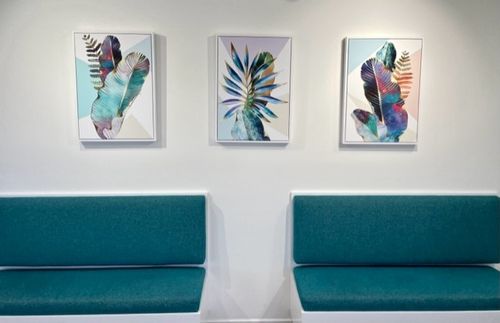 Customer photo review of Metallic Ferns Trio