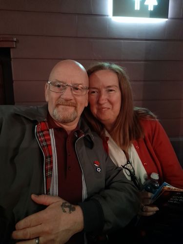 Customer photo review of Mens Classic Harrington Jacket - Grey