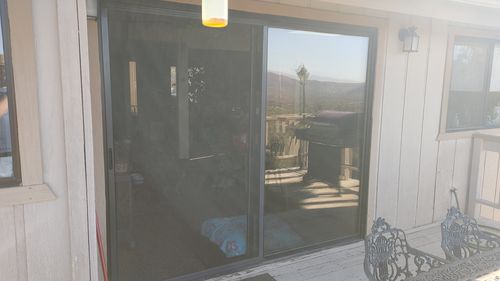 Customer photo review of SmartWings Motorized Outdoor Shades 5% Openness