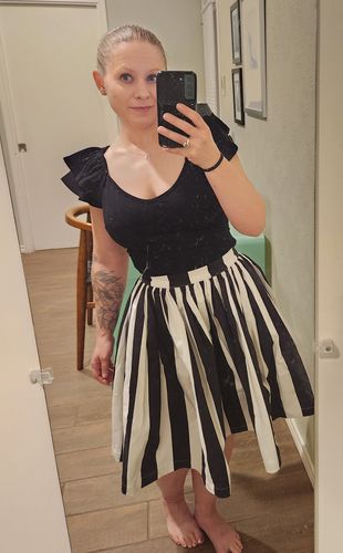 Customer photo review of Lolita Top in Black - Vixen by Micheline Pitt