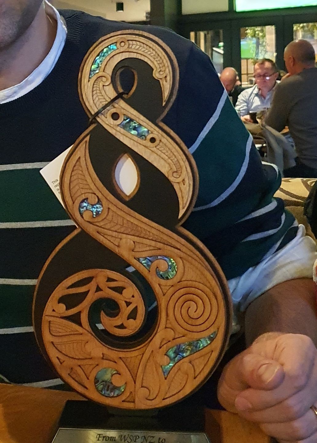 Customer photo review of Maori Friendship or Love Twist Trophy