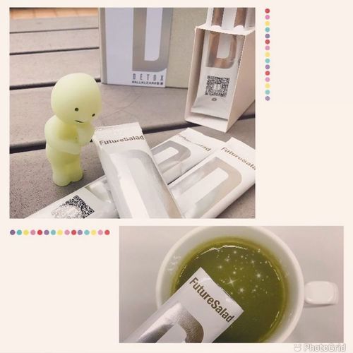 Customer photo review of Detox Salad Drink Mix 7 Sachets #Allklear