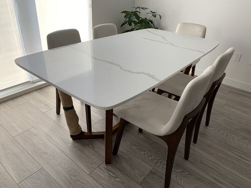 Customer photo review of Adelaide Dining Table  - 72"