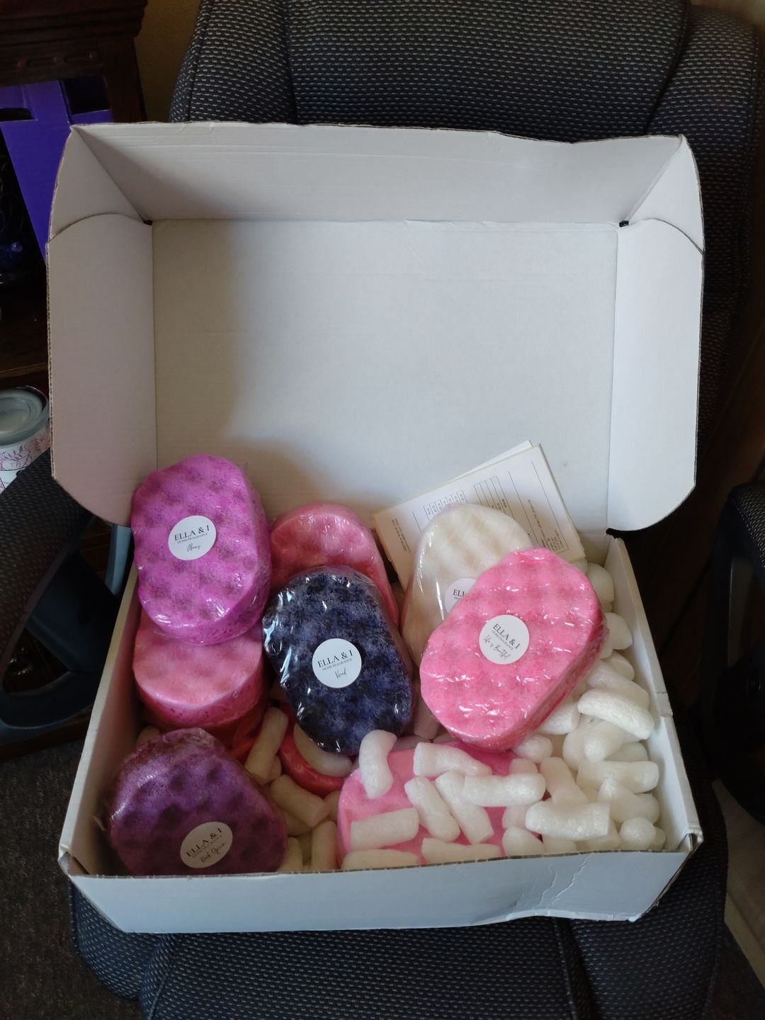 Customer photo review of Snow Fairies (Ice Queen) Soap Sponge