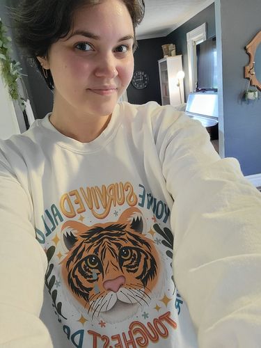 Customer photo review of You've Survived All Of Your Toughest Days (Tiger)