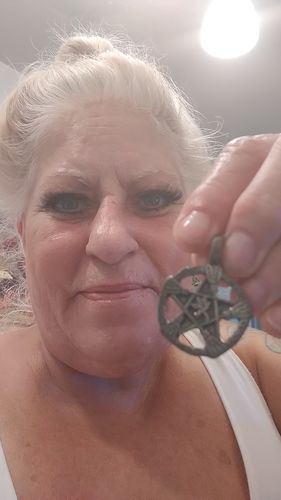 Customer photo review of Brooms Of Elder Pentacle Necklace