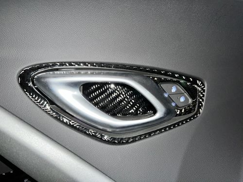 Customer photo review of Genuine Real Carbon Fiber Interior Door Handle Overlay For Chevrolet Camaro 2016-2021