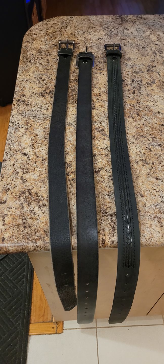 Customer photo review of The Pinnacle Belt - Black 100 % Premium Leather Belt