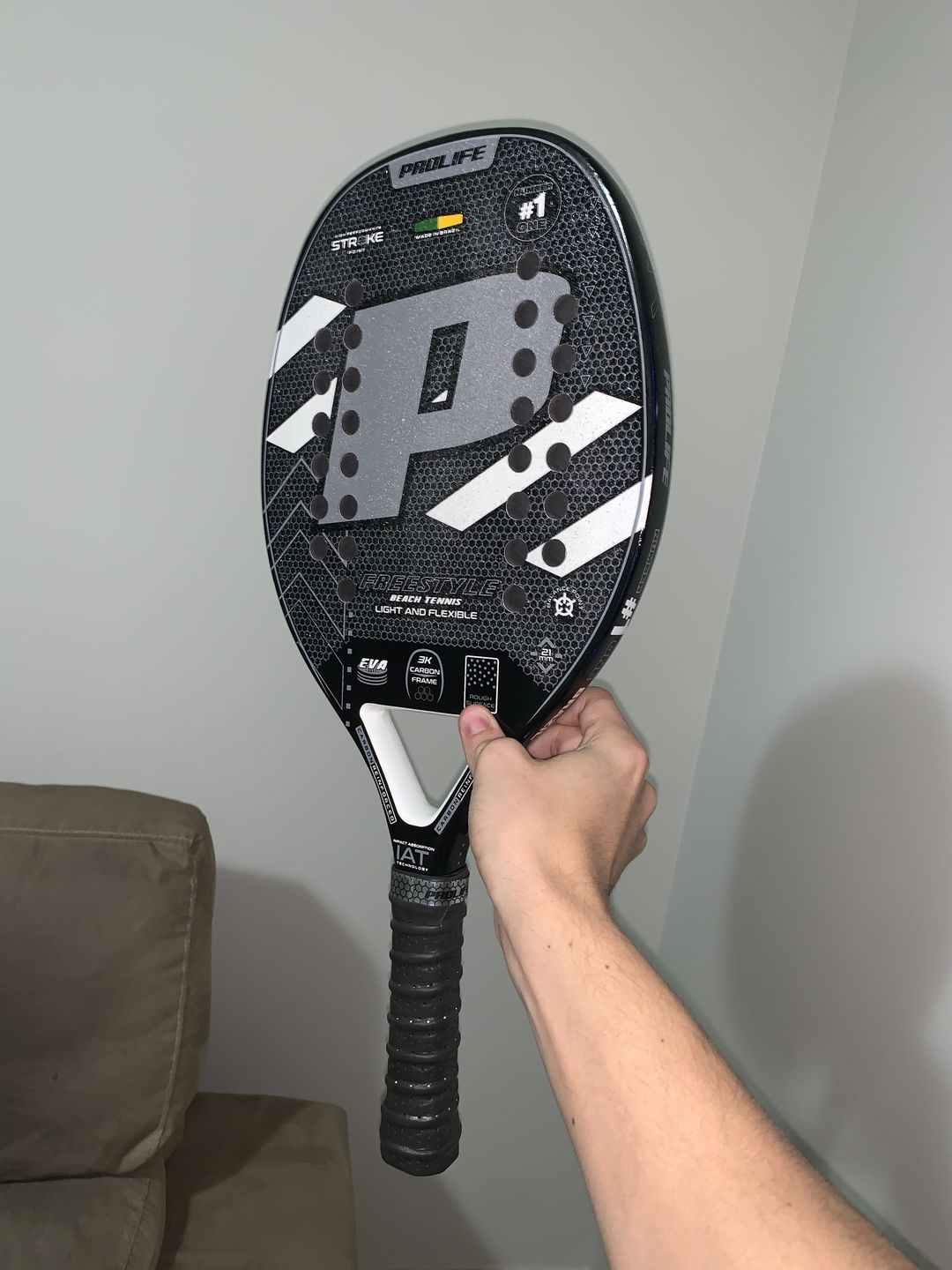 Customer photo review of Raquete Beach Tennis Freestyle