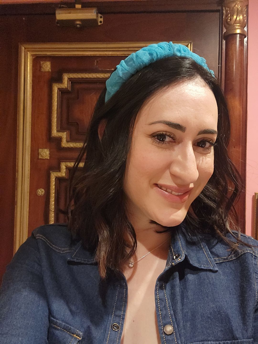 Customer photo review of Turquoise Tull Flunchie