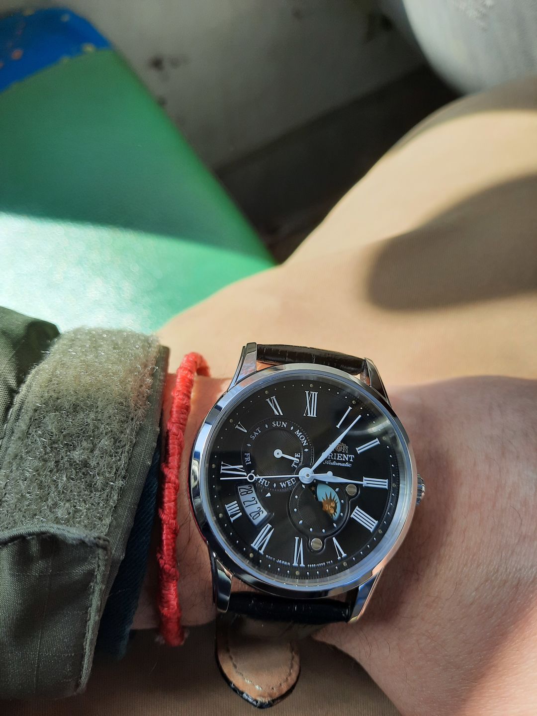 Customer photo review of Reloj Orient Automatic RA-AK0010B10B Sun & Moon Sapphire 42,5 mm