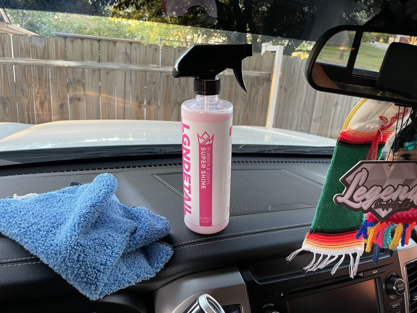 Customer photo review of Rubber & Vinyl Super Shine