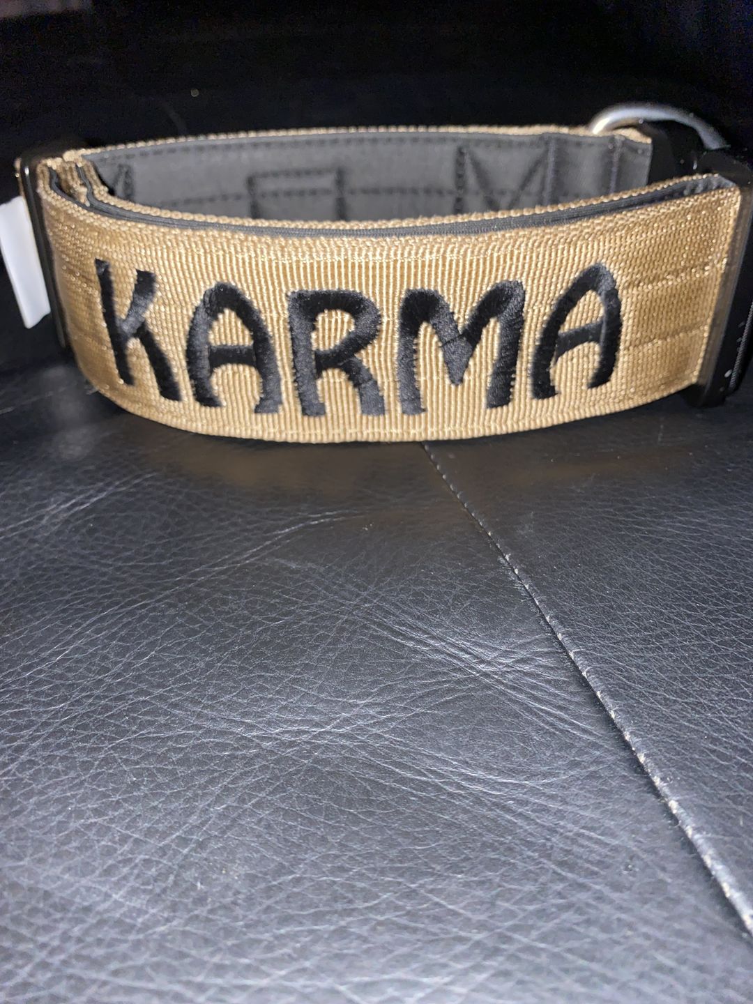 Customer photo review of 5cm Combat® Collar | Rated Clip - NO HANDLE - Military Tan v2.0