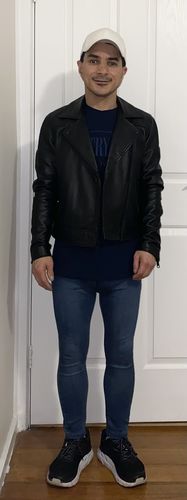 Customer photo review of Impact Mid Rise Skinny Jeans - Indigo