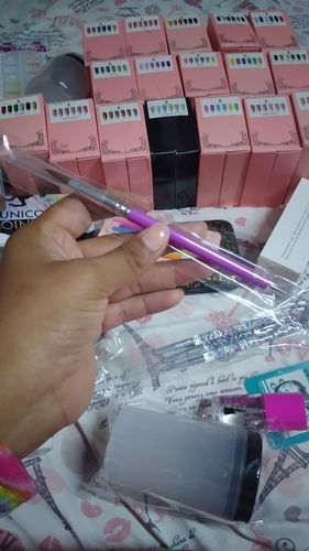 Customer photo review of Pincel para Acrílico #8 Caramelo 1 pza