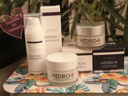 Customer photo review of Pack 3 productos: Hidro-K Día, Hidro-K Noche, Antiox+