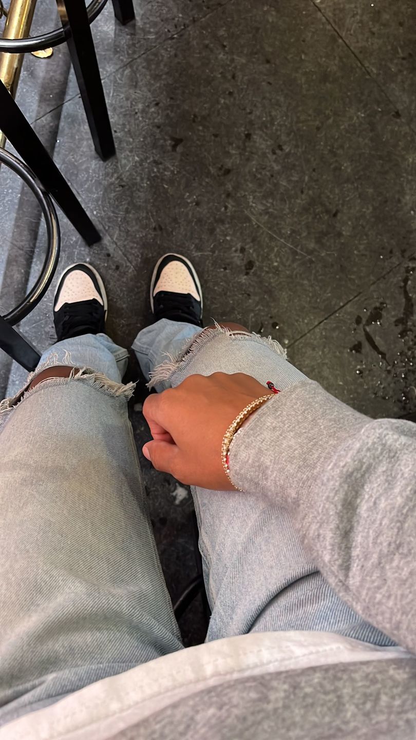 Customer photo review of TENNISBOY. - 3MM 18K GOLD