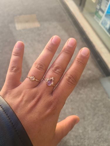 Customer photo review of Bague en Cristal de roche