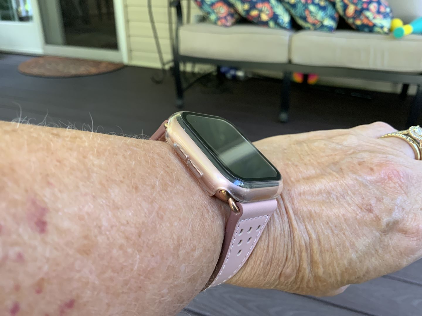 Customer photo review of Vicus Leather Band (4 Colours)