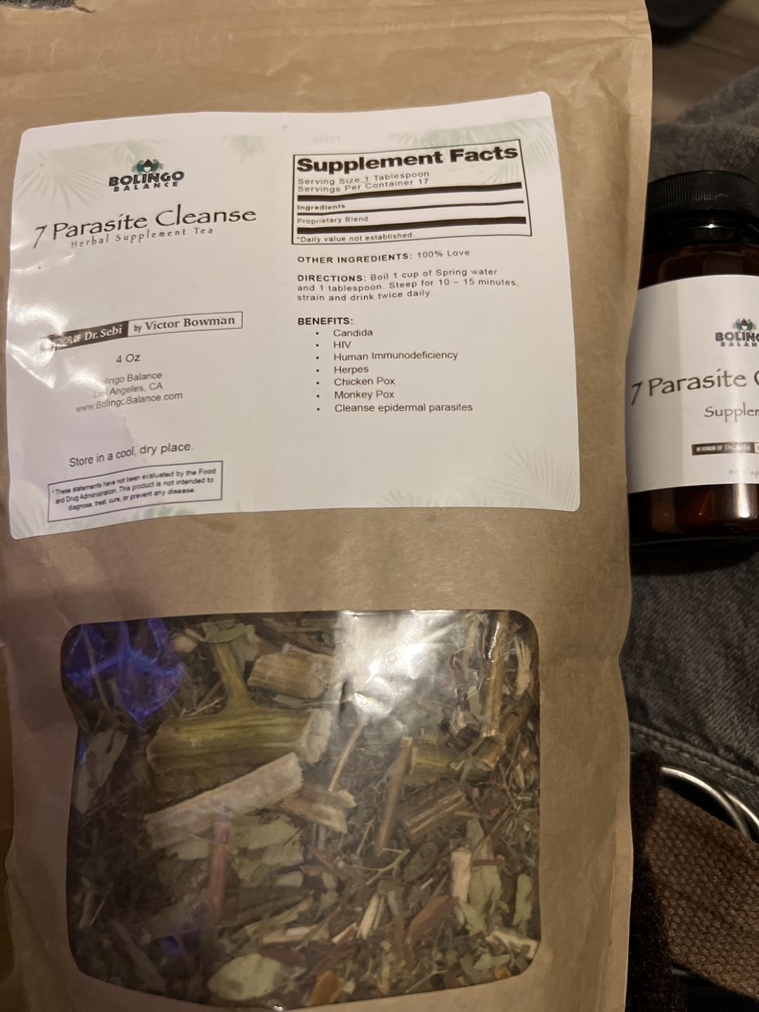 Customer photo review of 7 Parasite Cleanse