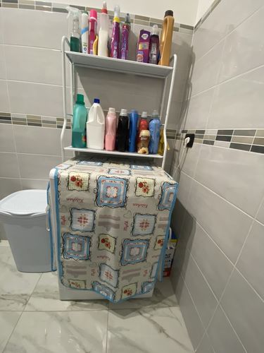 Customer photo review of Salvaspazio per bagno a 3 livelli in metallo