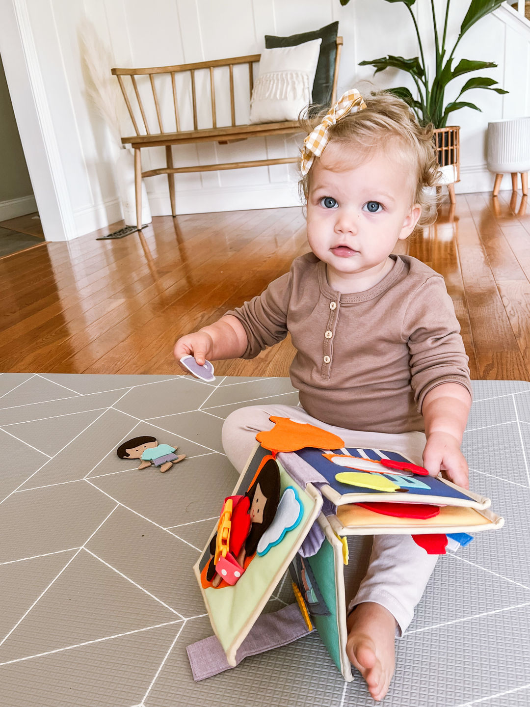 Customer photo review of Creative Play Quiet Book Mini