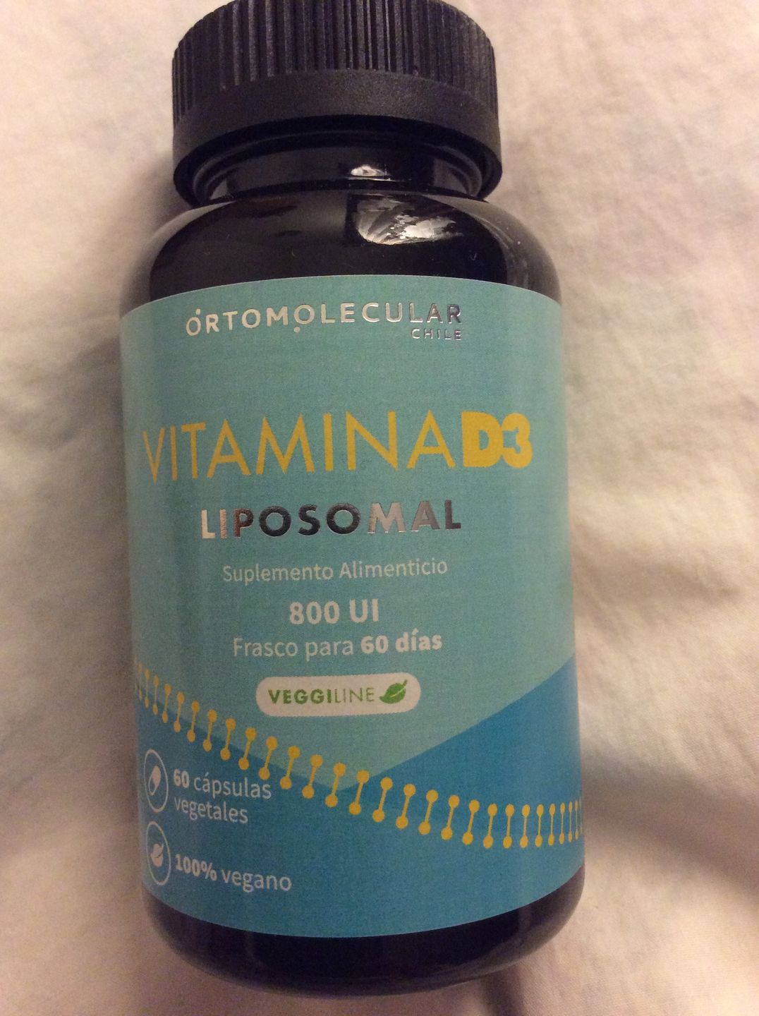 Customer photo review of Vitamina D3 liposomal 800 UI-60 cáps