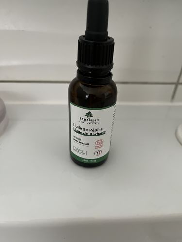 Customer photo review of Sarahbio - huile de pépins de figue de barbarie - 30 mL