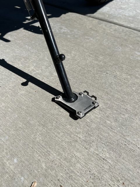 Customer photo review of Side Stand Foot Extension BMW R1200 GS Adventure / BMW R1250 GS Adventure