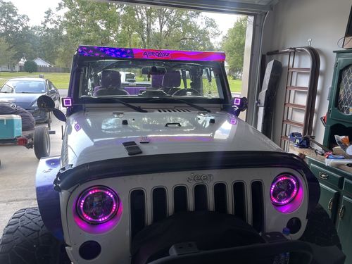 Customer photo review of 3 Inch RGB LED Light Pods