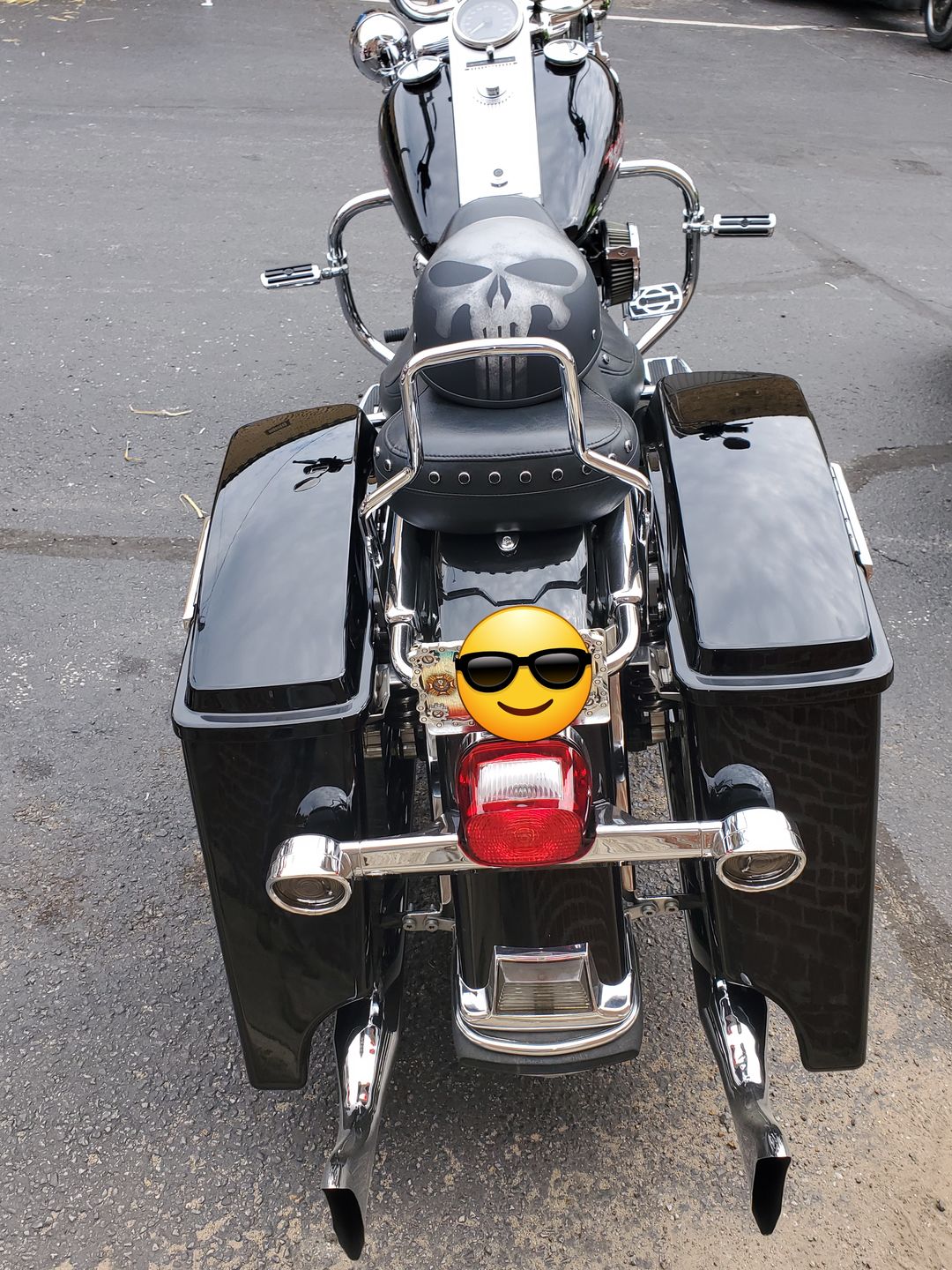 Customer photo review of Smallest & Lightest DOT Open Beanie Helmet - Punisher Style