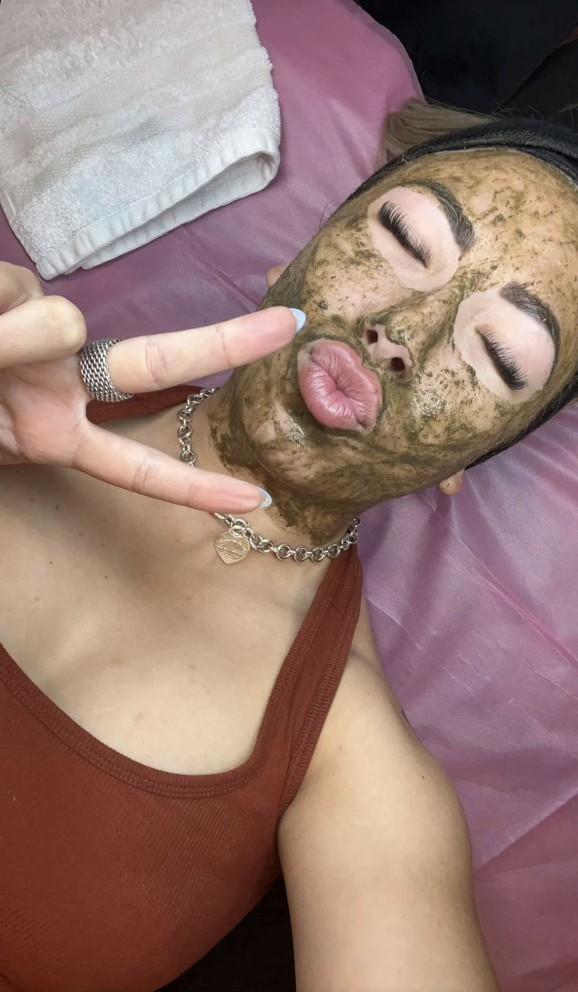 Customer photo review of Zena 100% Organic Algae Peel