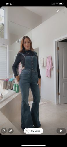 Customer photo review of Judy Blue True Grit Overalls