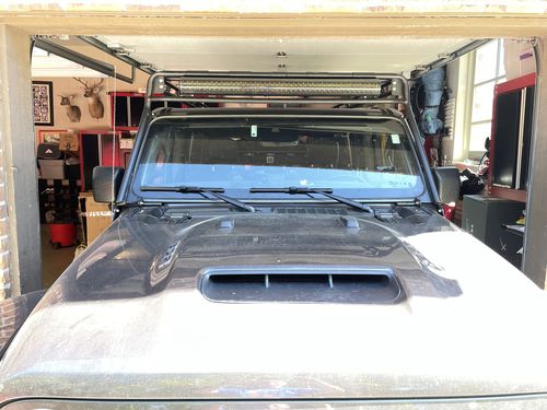 Customer photo review of Aerolidz Dual Row Smoked Light Bar Cover - 50” 52” LED Silencer