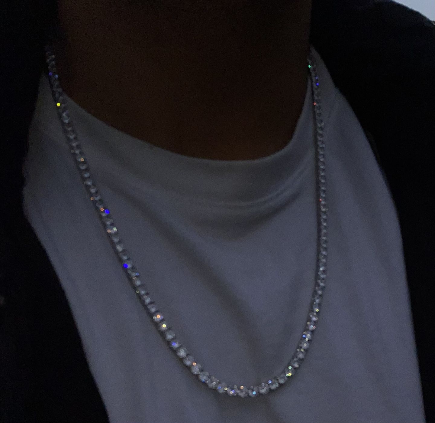 Customer photo review of ICE BREAKER. - 4MM WHITE GOLD