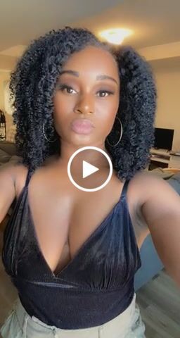 Customer video review of Undetectable Skin Melt Clear Lace Kinky Curly Brazilian 13 x 6 Lace Front Wig LFC09