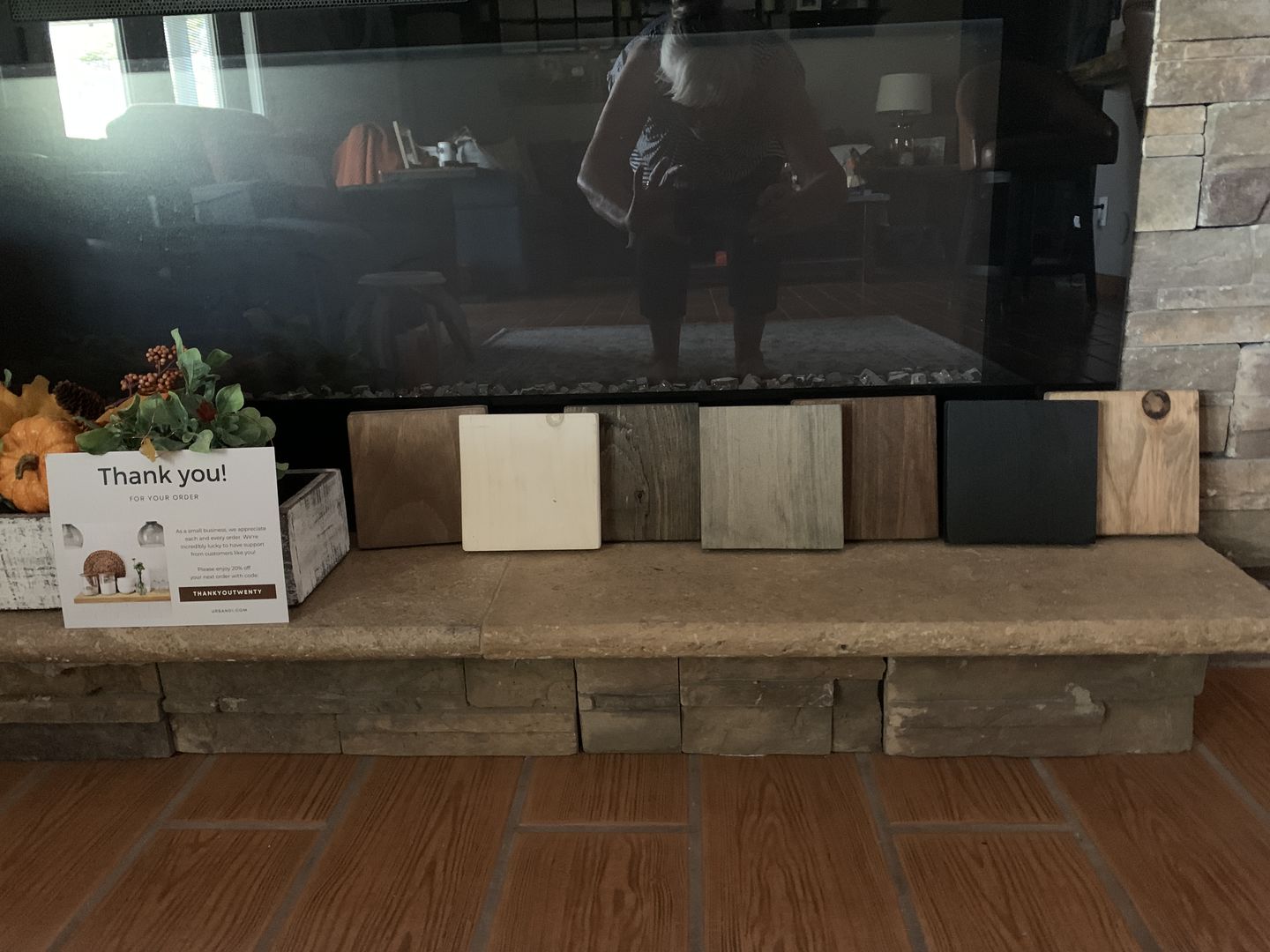 Customer photo review of Color Samples for Pine Products