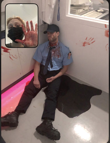 Customer photo review of Pigs Might Fly Washable Blood