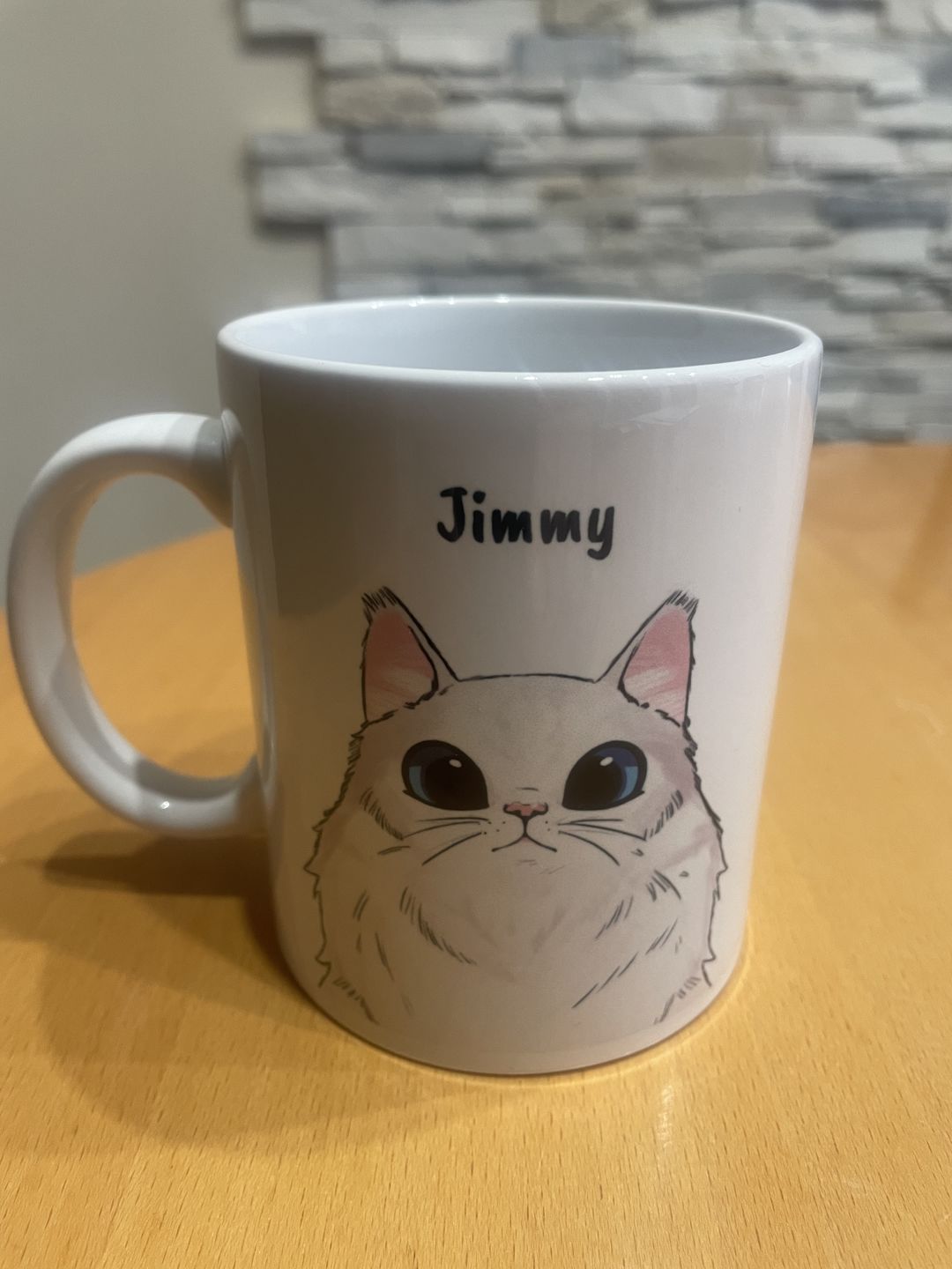 Customer photo review of Neugierige Katzen - Individuelle Tasse