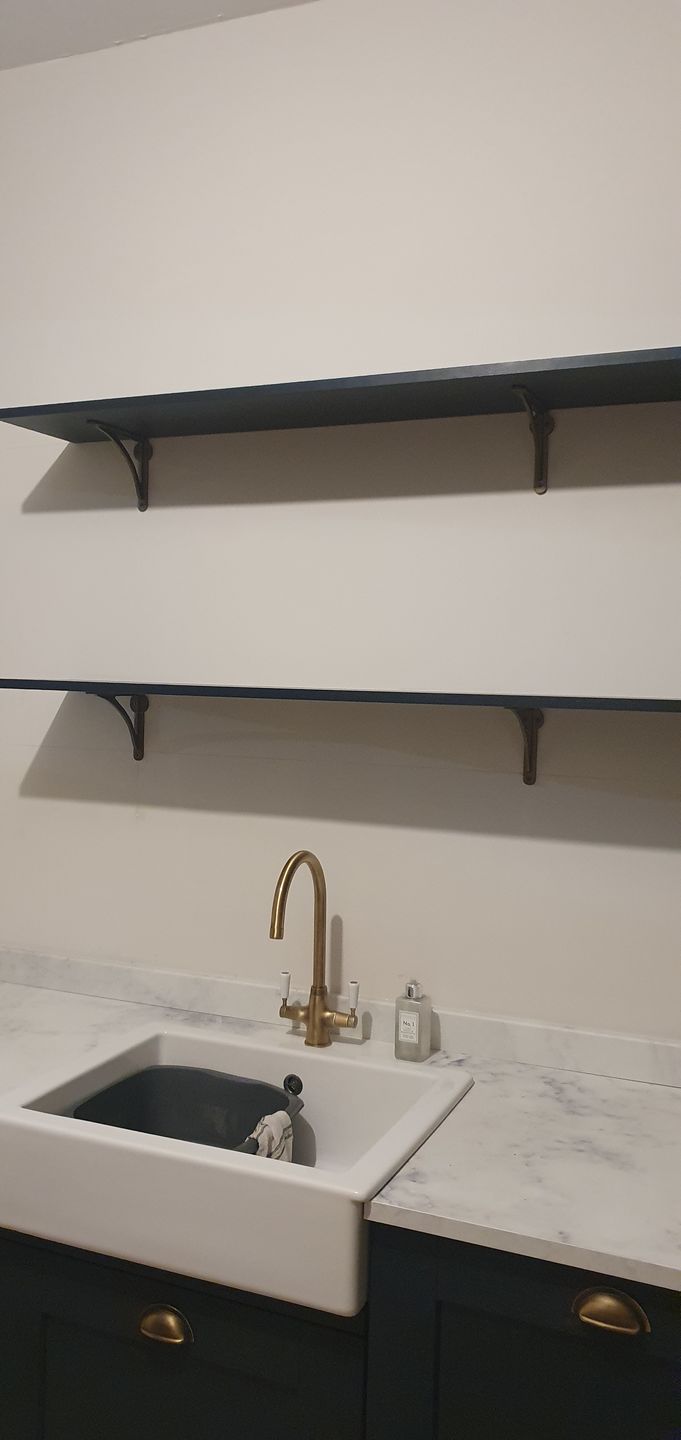 Customer photo review of 7 Inch Ironbridge Cast Iron Shelf Bracket
