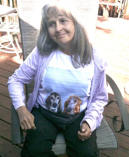 Customer photo review of Women's Custom Pet T-Shirt