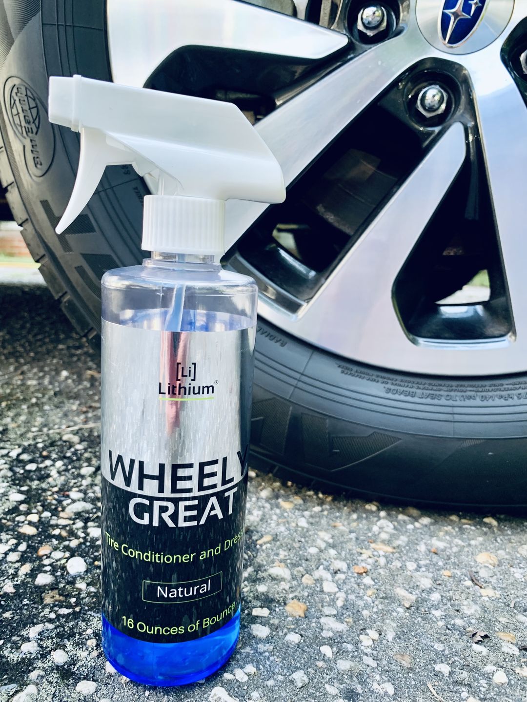 Customer photo review of Wheely Great Tire Conditioner