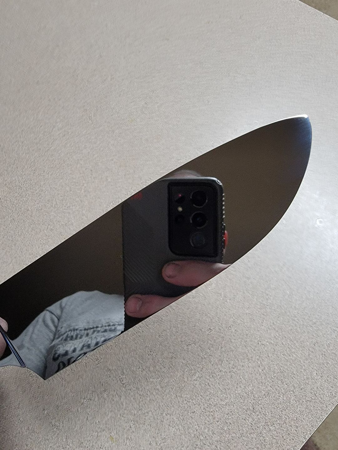 Customer photo review of Knife Polishing Kit