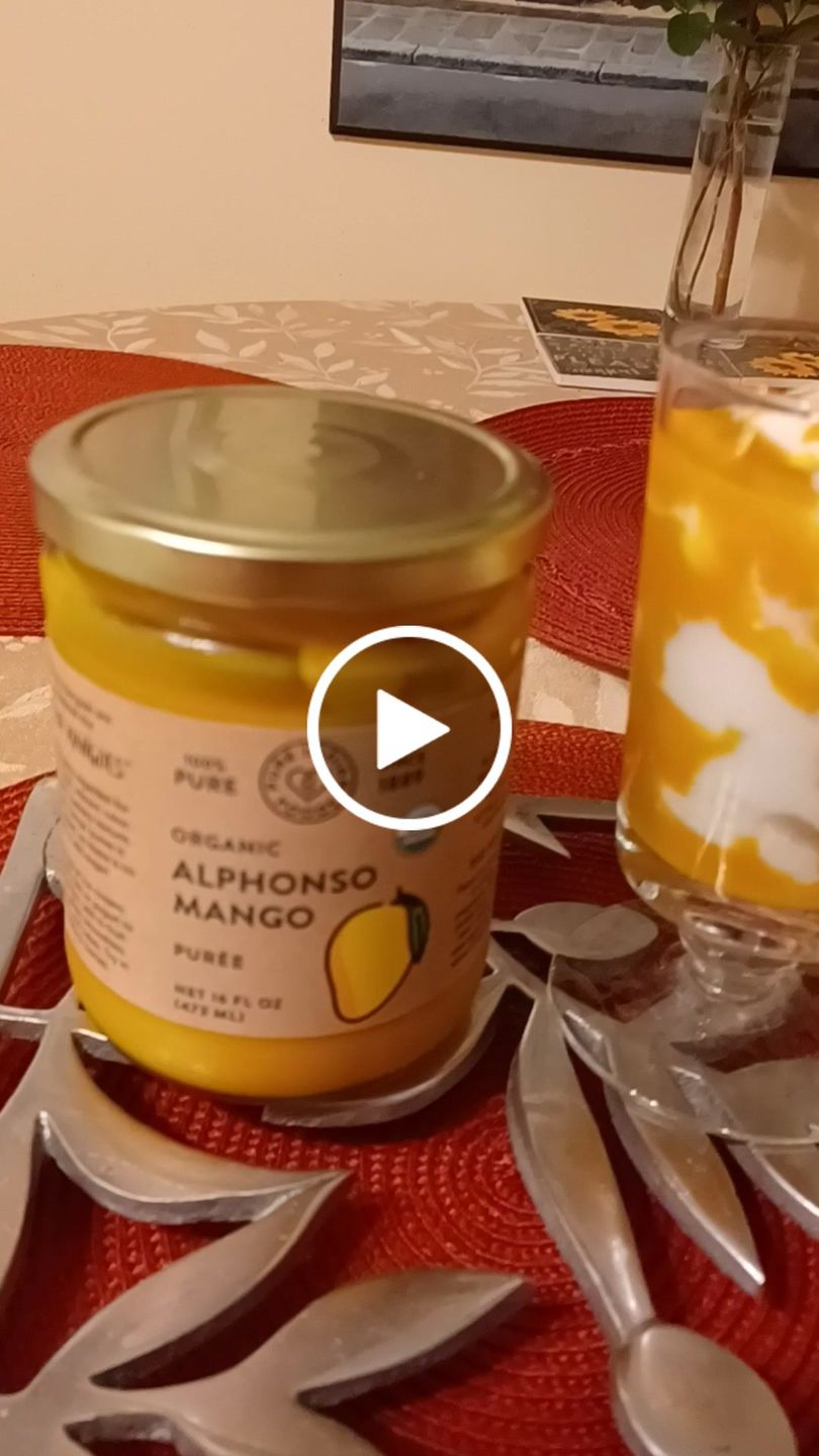 Customer video review of Alphonso Mango Purée, Certified Organic - 16 oz